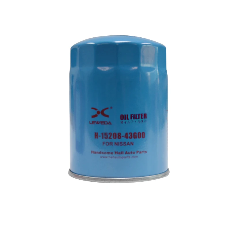 Oil Filter 15208-43G00 15208-65011 for Nissan Td27 Diesel Engine Machine Filter Element 1520843G00 1520865011 for Forklift Parts