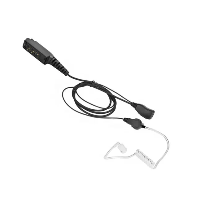 RISENKE AC81 two way radio, transparent container plastic air cylinder security headset for sepura
