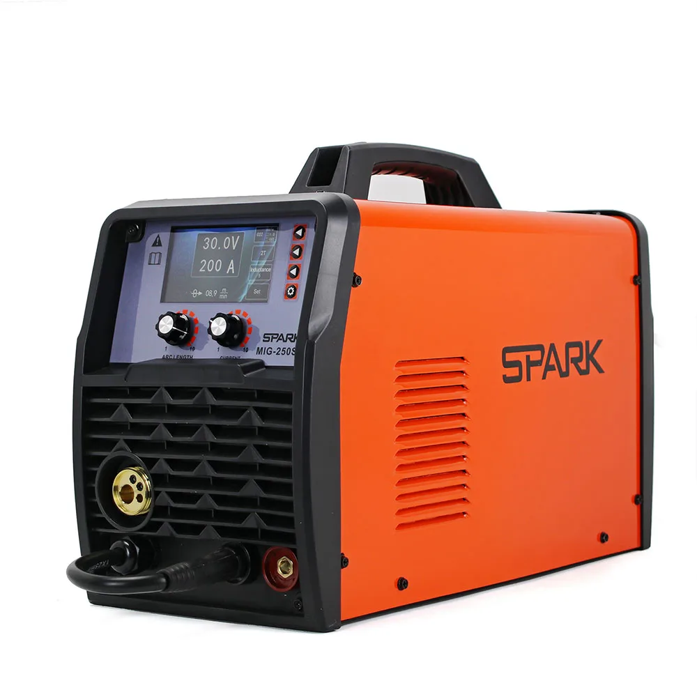 SPARK MIG-250  Double pulse Aluminum welding machine with LED DISPLAY