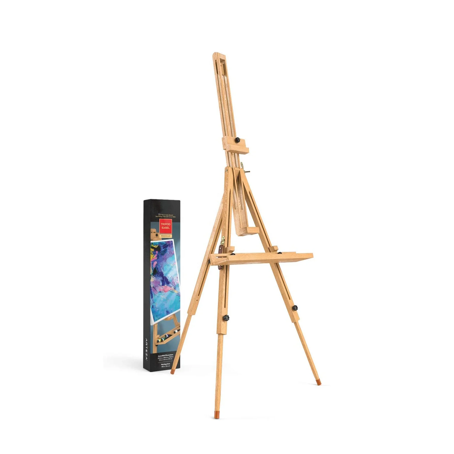 artist wooden easel display stand for painting/display, desktop easels