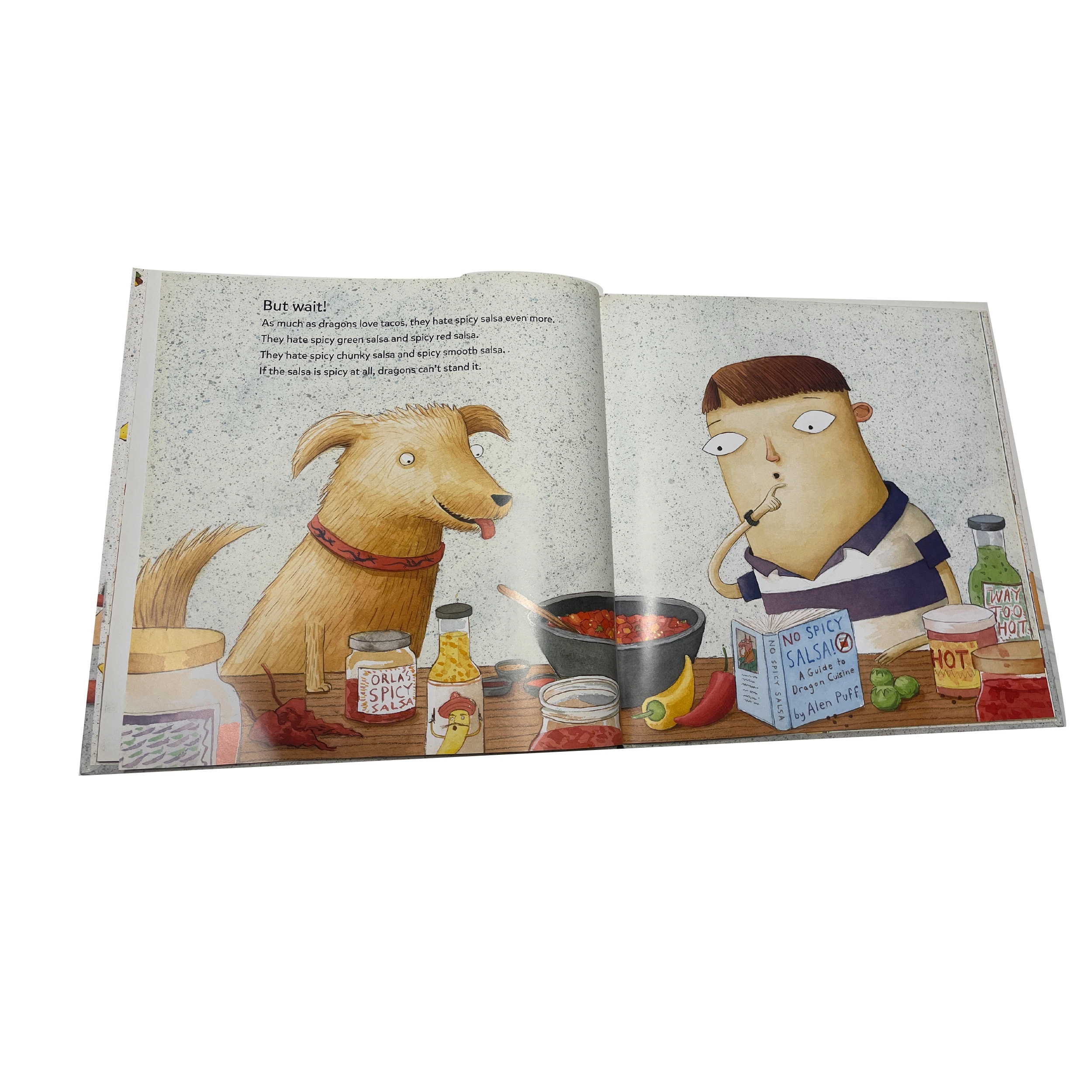 Custom Artwork Hardcover Story Book for Kids Educational Offset Paper Corrugated Board Perfect Binding Made Durable Cardboard