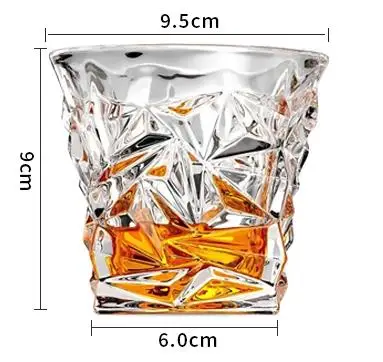 Hot Selling Cheap Machine Made Classic Custom Diamond Whisky Glass Drinking Cup For Bar