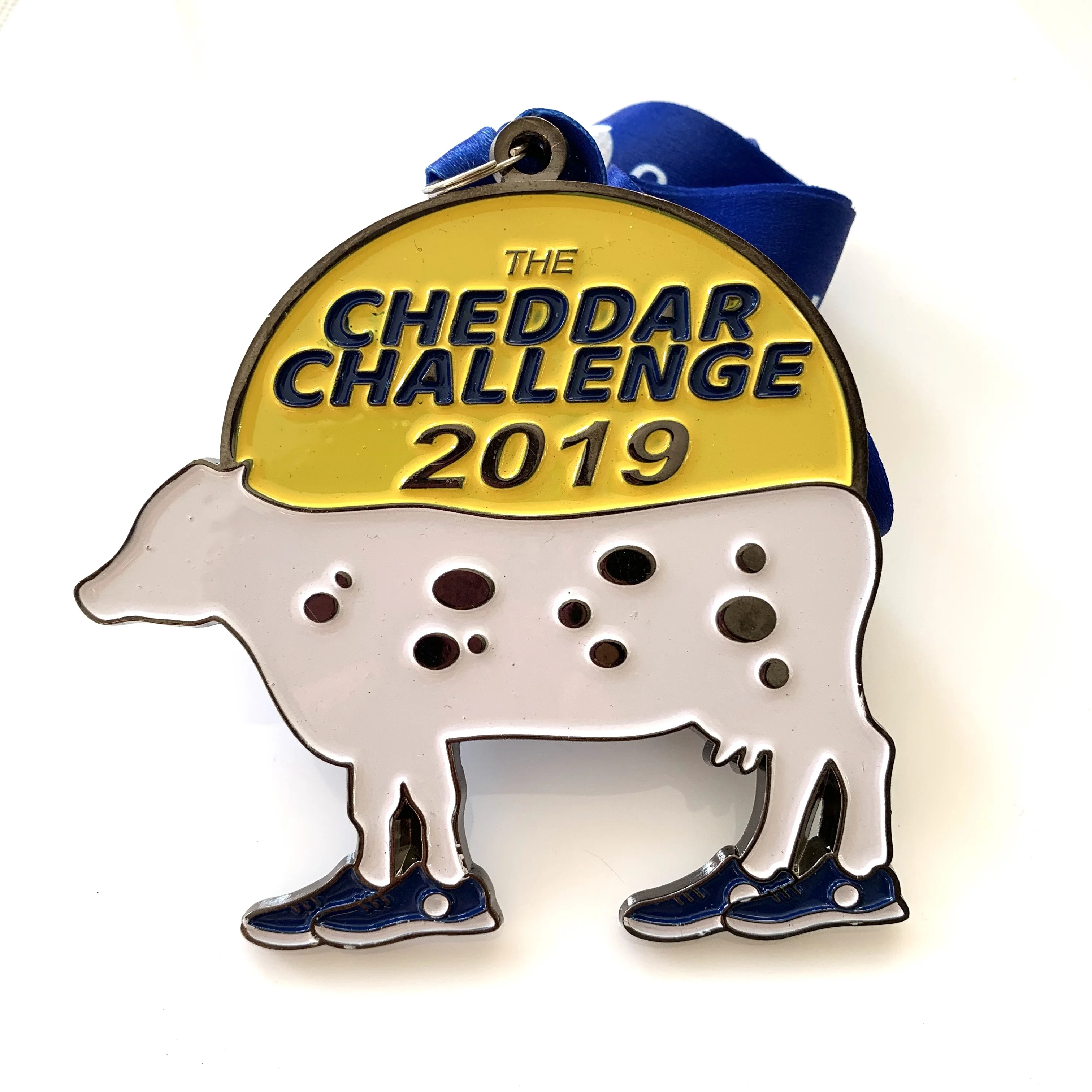 Production Cheap Custom 2d Metal Sports Gold Run Finisher Medals Storage Medal With Ribbon