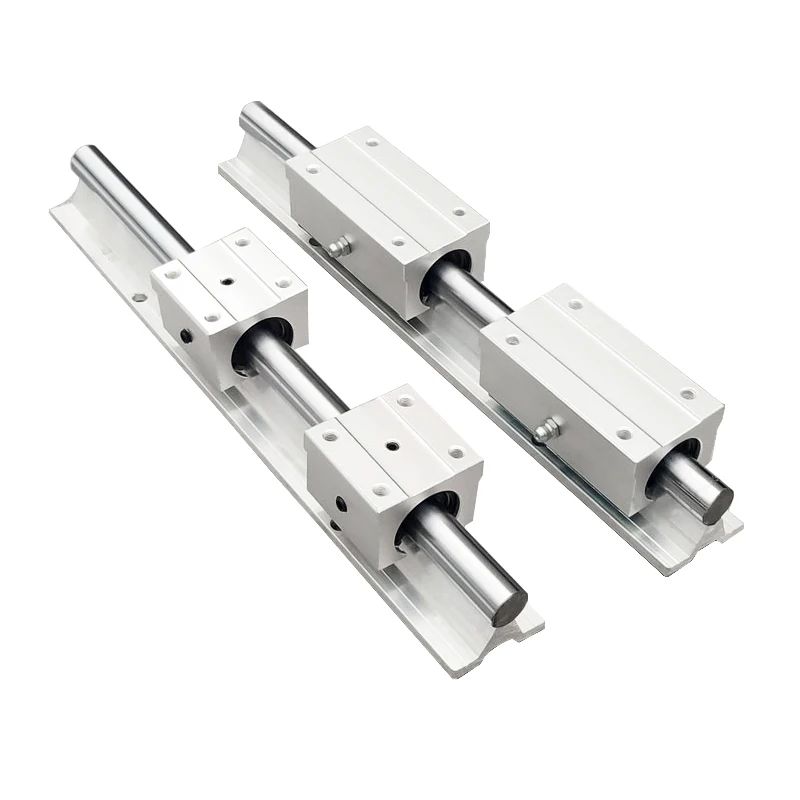 2pcs linear rail SBR40 linear guide 100mm to 2250mm 30mm Linear rails 4 pcs SBR40UU Ball Bearing Block CNC Router