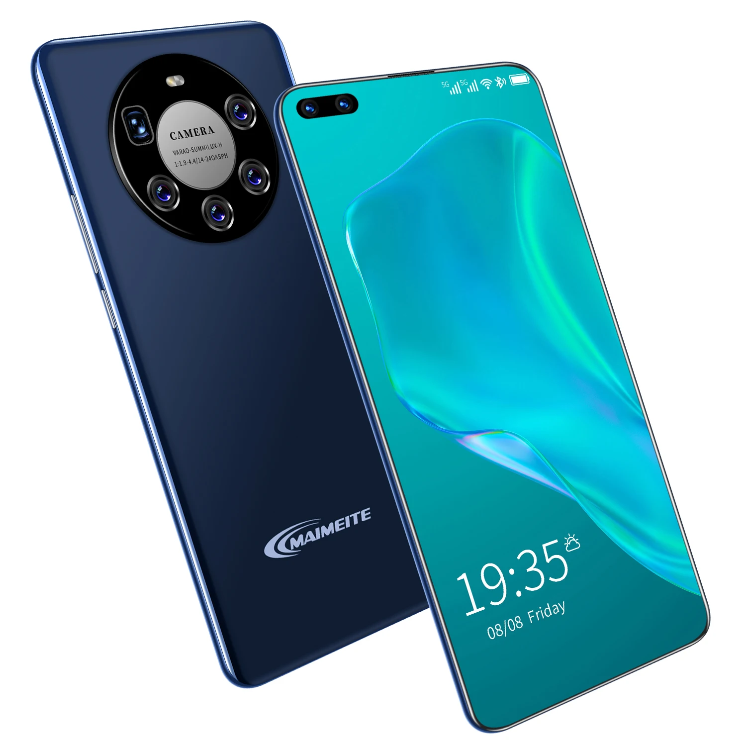 Fashion Smart Phone Mate46 pro 8GB RAM+256GB 6.3inch screen Front Camera 21MP+ Rear 32MP 4800mAh Wholesale