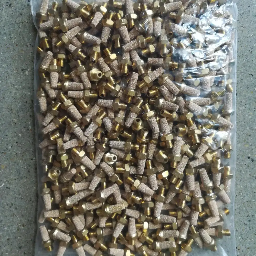 pneumatic muffler silencer filter brass muffler control flow