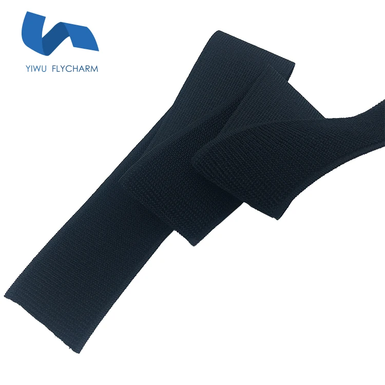 Yiwu factory high quality cheap price  5cm 10cm elastic valcro unnapped loop  tape