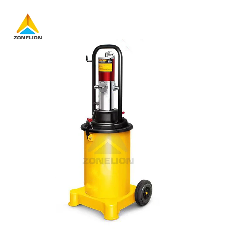 12L 20L 30L Factory Air Operated Dispenser Lubrication Bucket Industrial High Pressure Pneumatic Grease Pump with Grease Gun