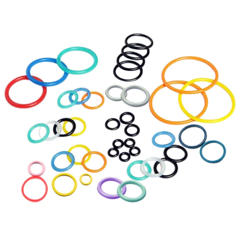 Silicone Sealing Ring Colored Rubber O Rings High Precision Silicone Rubber Seals Rubber Clear O-ring