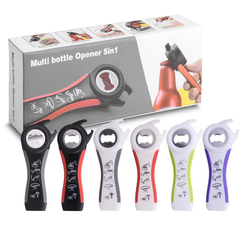 Top Seller Product Kitchen Accessories Gadgets 5 in 1 Bottle Can Opener