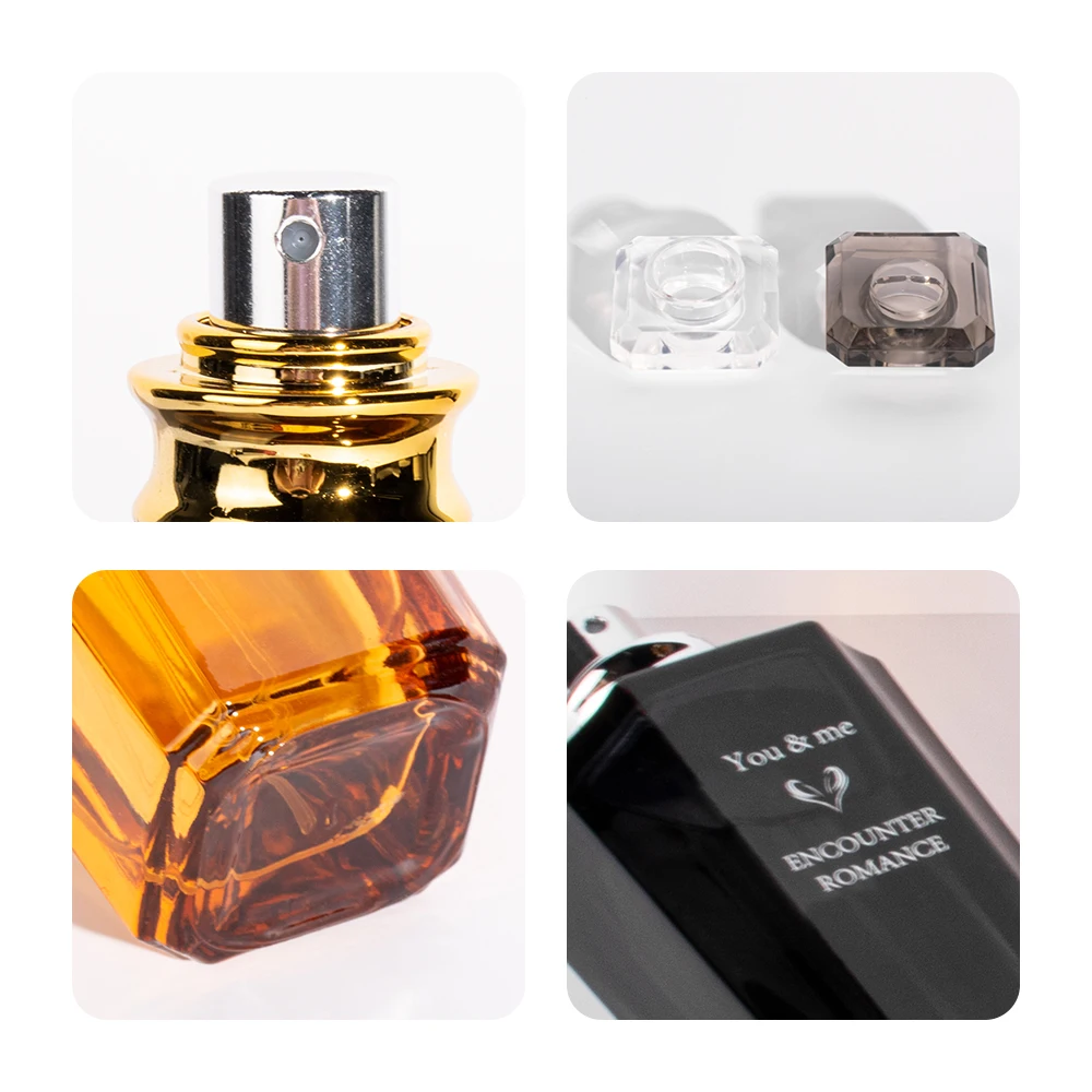 Factory Fashion Fragrance Parfum Glass Sprayer Pump 100ml Perfume Bottle And Packaging