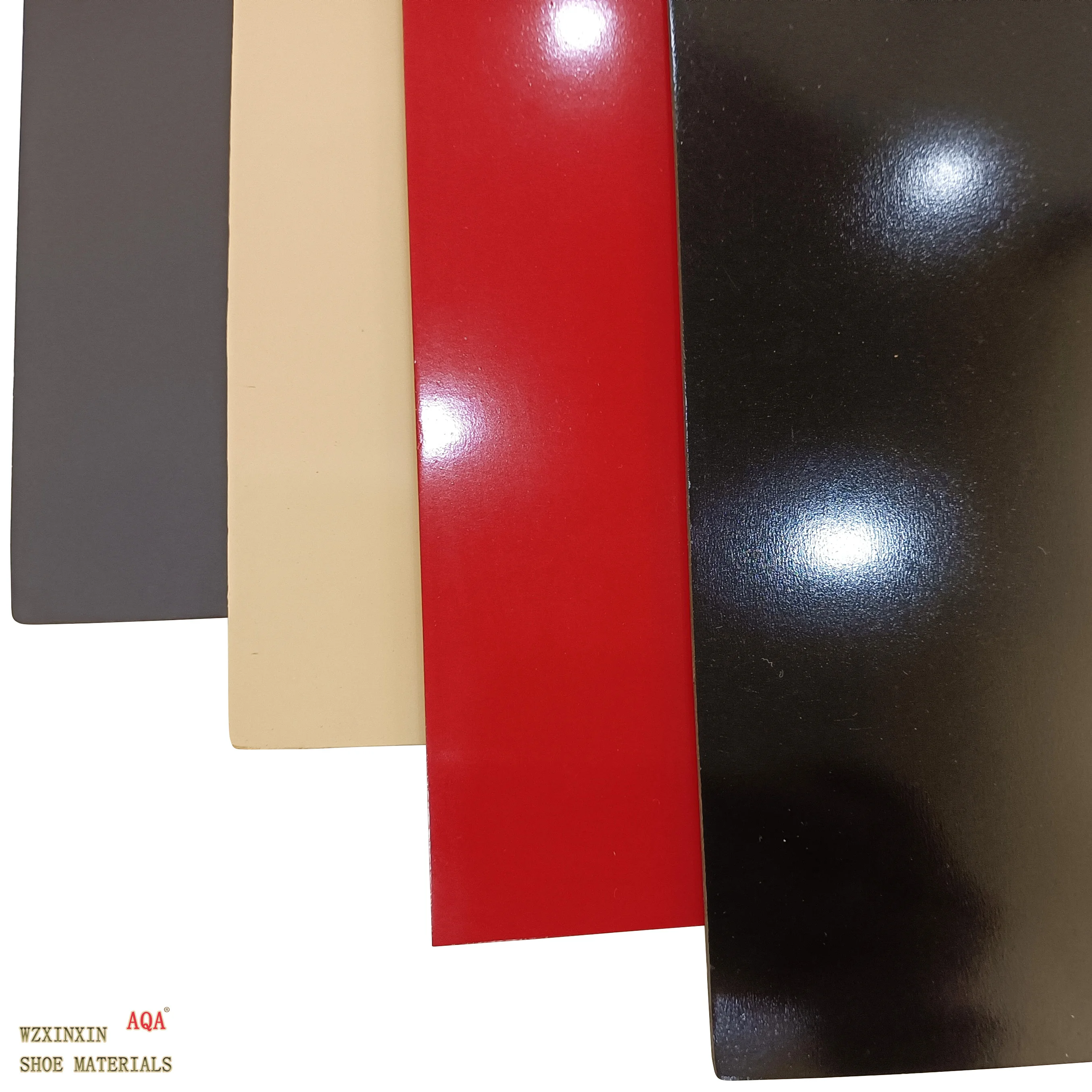 Popular high quality black matt and black shiny custom thickness neolite plain rubber sheet for shoe soles
