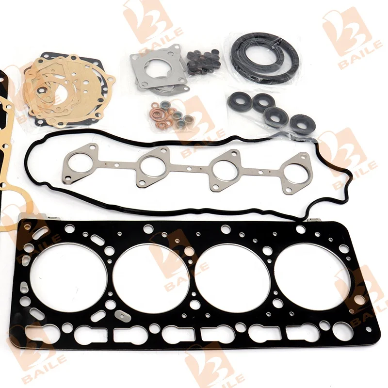 Manufacturing Parts V3300 Engine Overhaul Gasket Kit V3300 Full Gasket Kit With Cylinder Head Gasket For Kubota Diesel Engine