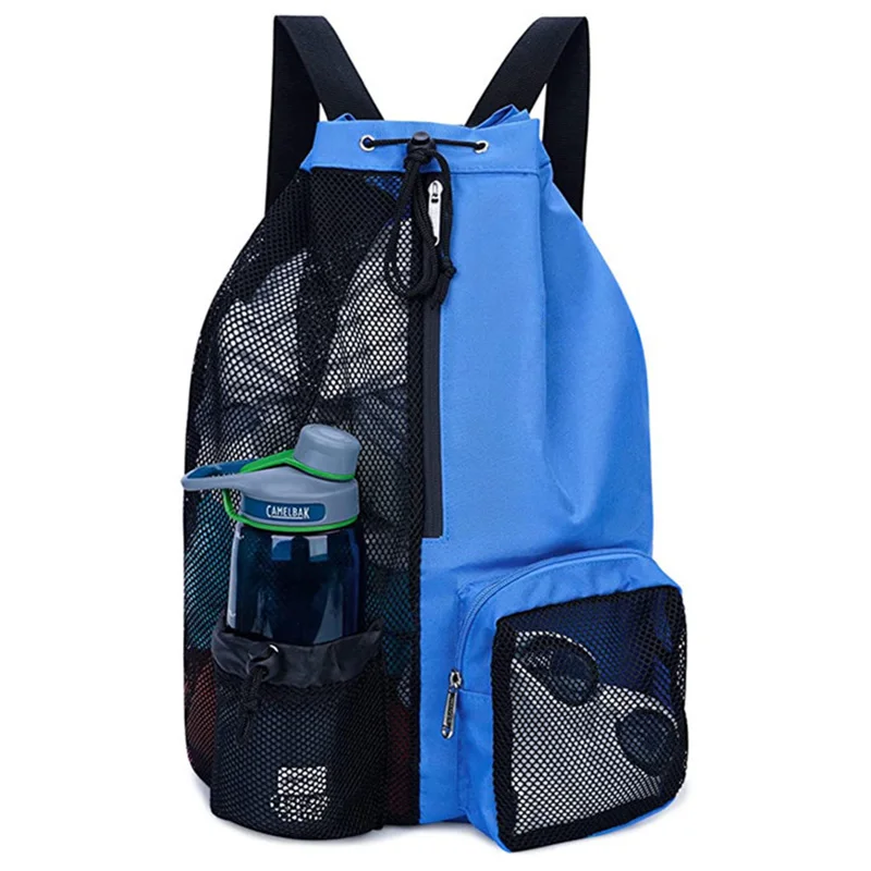Anhui 367 Large Capacity Swim Backpack with Mesh Pocket for Swimmers Foldable Bags Large Beach Backpack with Straps for unisex