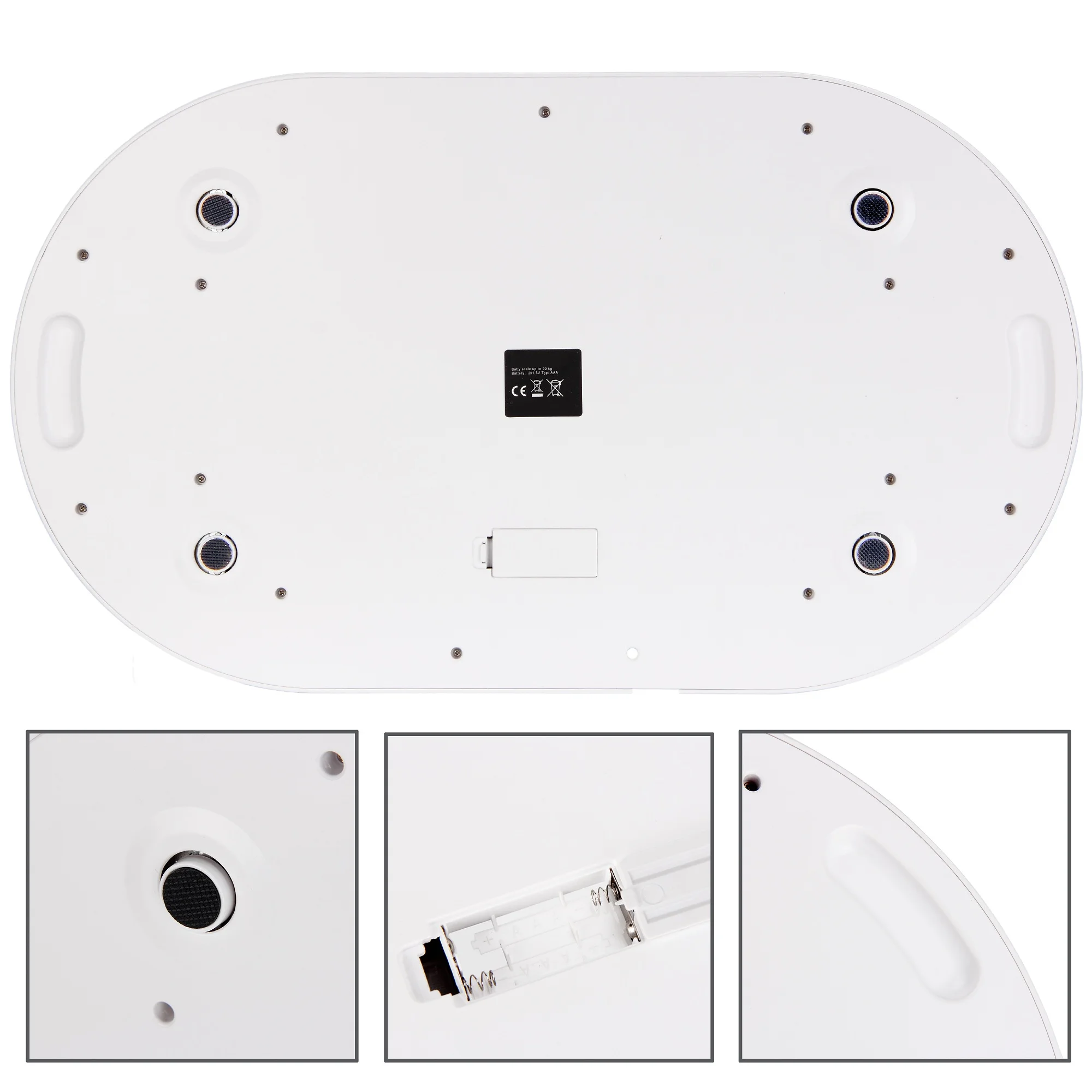 Factory wholesale oval baby scale LCD digital display baby scale