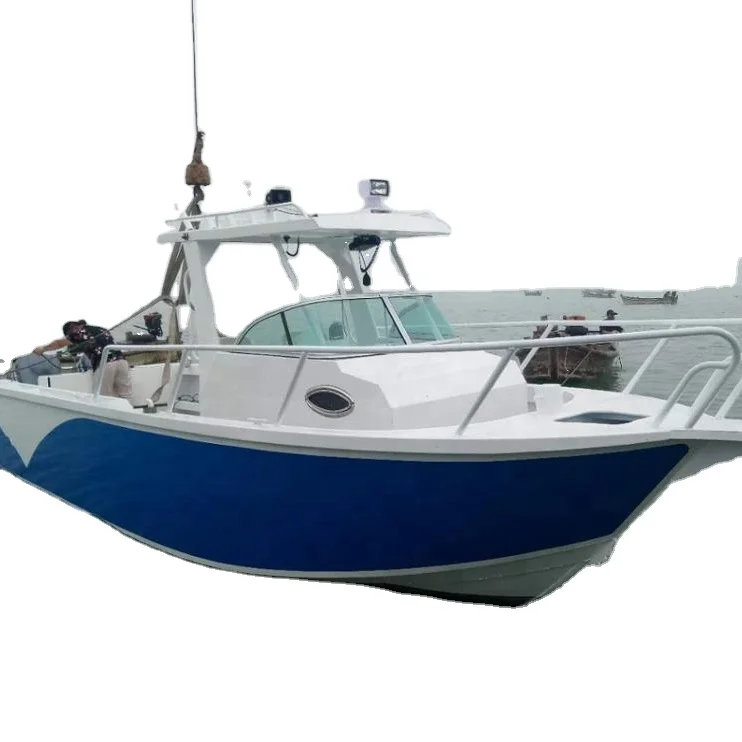 Продажа новых роскошных рыболовных лодок с алюминиевой кабиной длиной 6,85 м и спальной