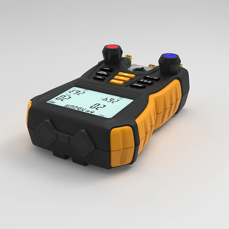 HTI HT-750 Digital Refrigerant Meter Electronic Digital Manifold Gauge oem odm obm