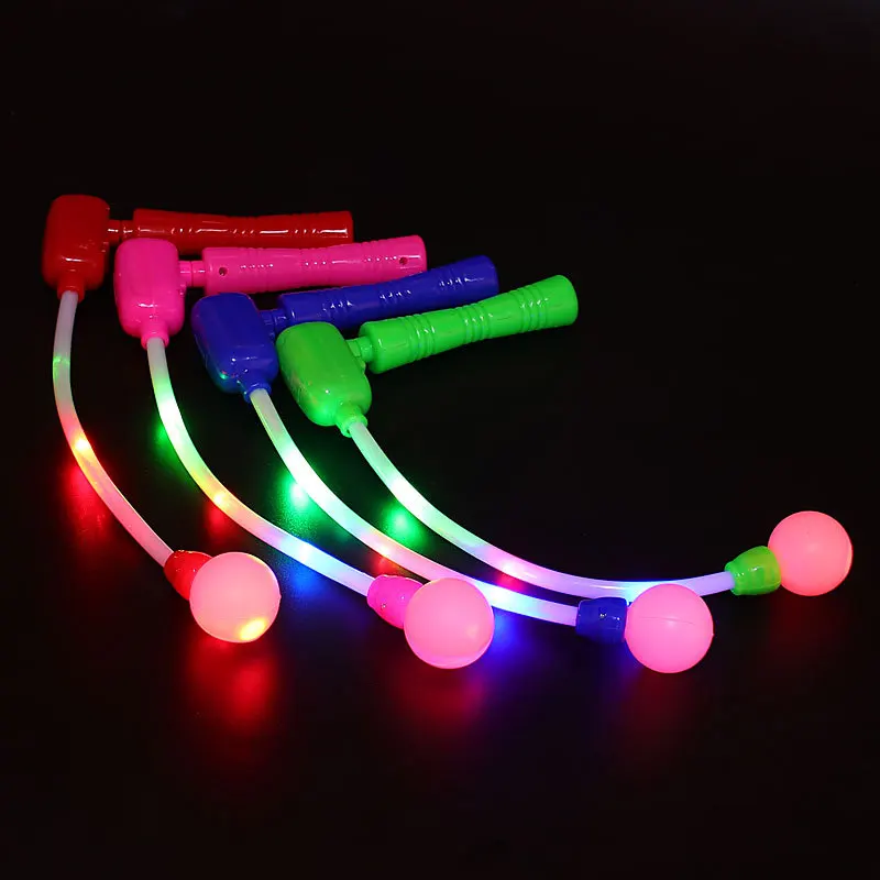Wholesale Creative Children Kids Light Up Toy Colorful Glow Rotating Stick With Music Light Up Toys Led Flashing