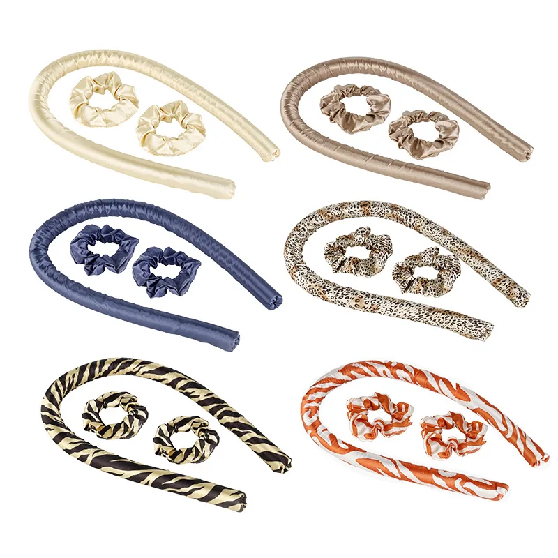 
Amazon lazy curling wand pearl sponge curling iron wave hairdressing large intestine hair ring sleep no heat curling BG1101 