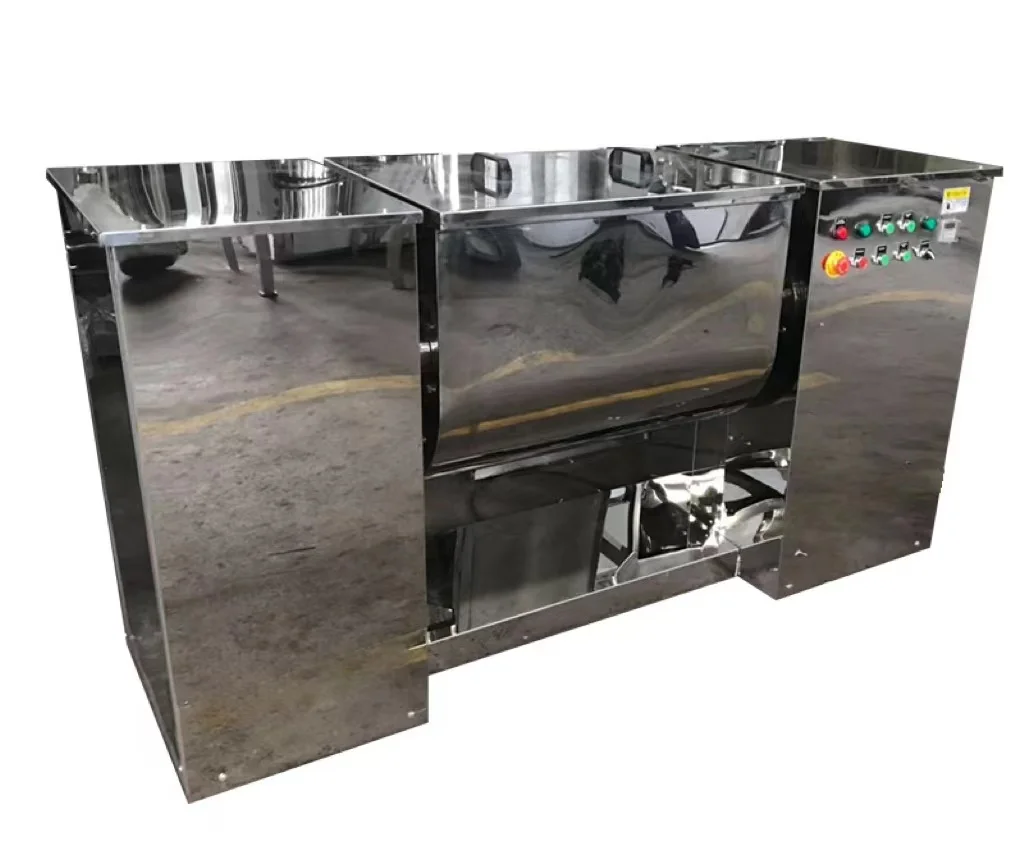 350kg Stainless Steel Trough Mixer Wet Mixing Machine For Wash Powder Detergent Powder