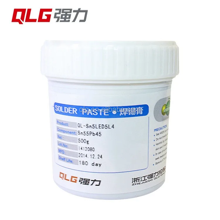 QLG Factory 500g Rosin Flux Sn63Pb37 Sn55Pb45 Tin Lead 183 Degree Solder Paste Flux Powder Type3 Type4