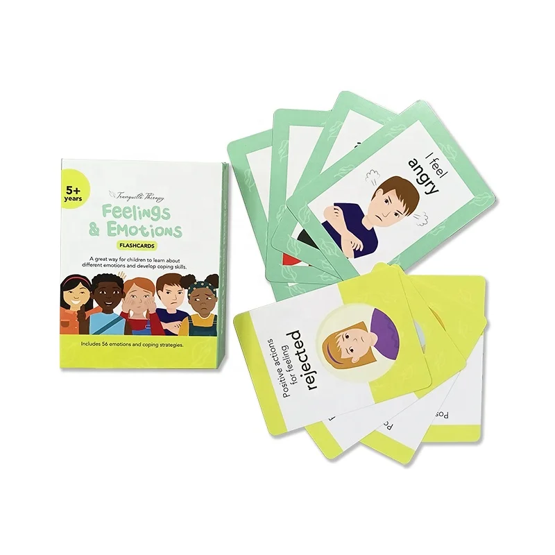 Children English Learning Personalised Large Thick Flash Cards For Babies