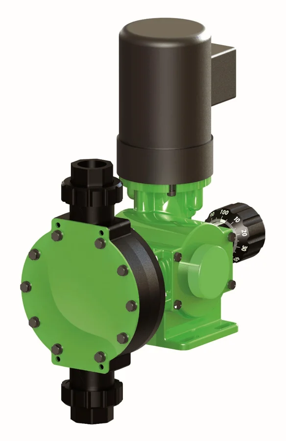 The PULSAFEEDER hydraulic 55 hl series high precision diaphragm metering pump