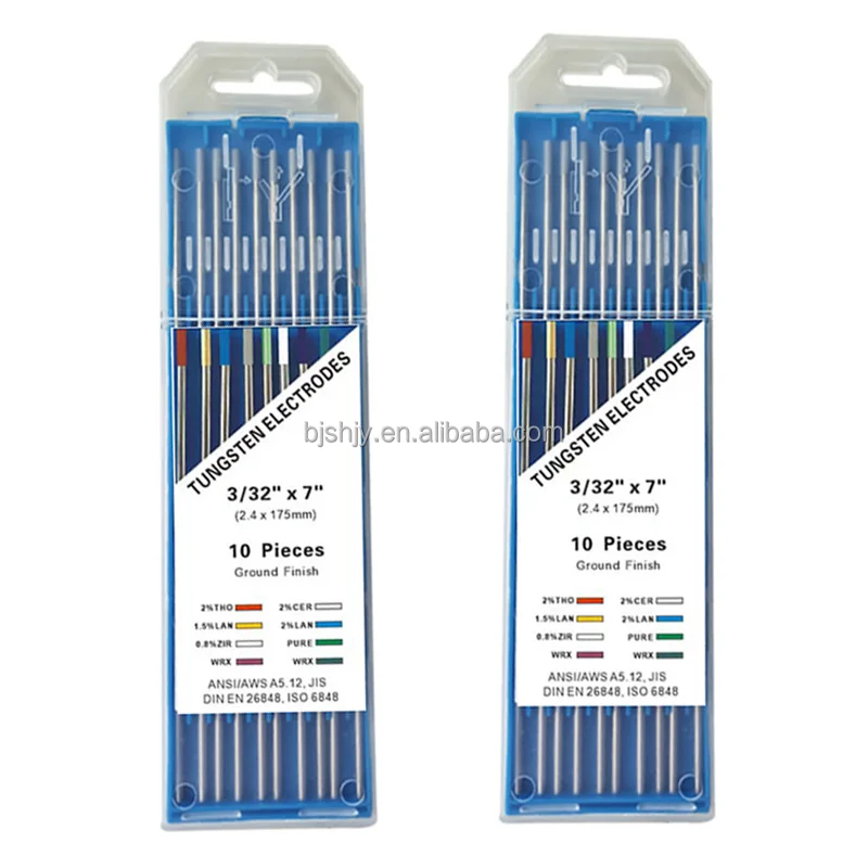 barre tungsteno wc20 diametro 6.35 tungsten electrode gray tip 2.4x175 for tig welding Electrode tungsten pointe gris 2.4