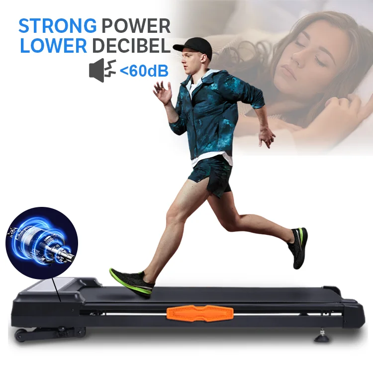 Auto 3 level incline walking pad under desk treadmill price with wireless remote control