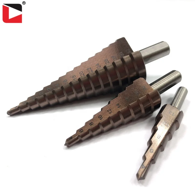 4-12/4-20/4-32mm Whole hss cobalt step drill for stainless steel
