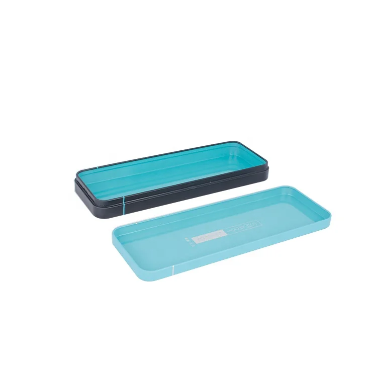 Rectangular custom fast charger USB calble gift tin packaging box