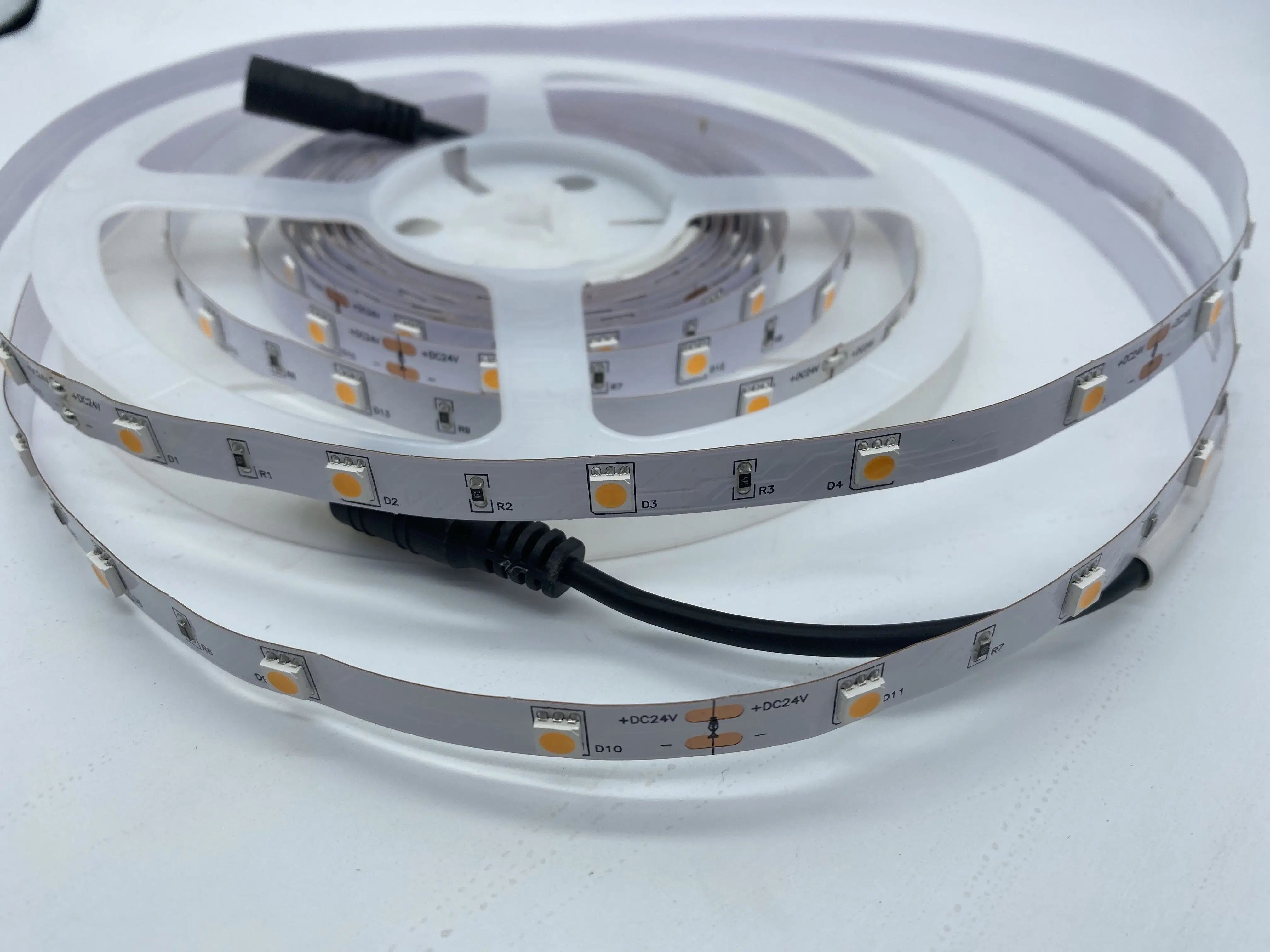 Waterproof Led Chip 30leds/m PCB 10MM 5050 DC12V/24V Changeable Strip Light