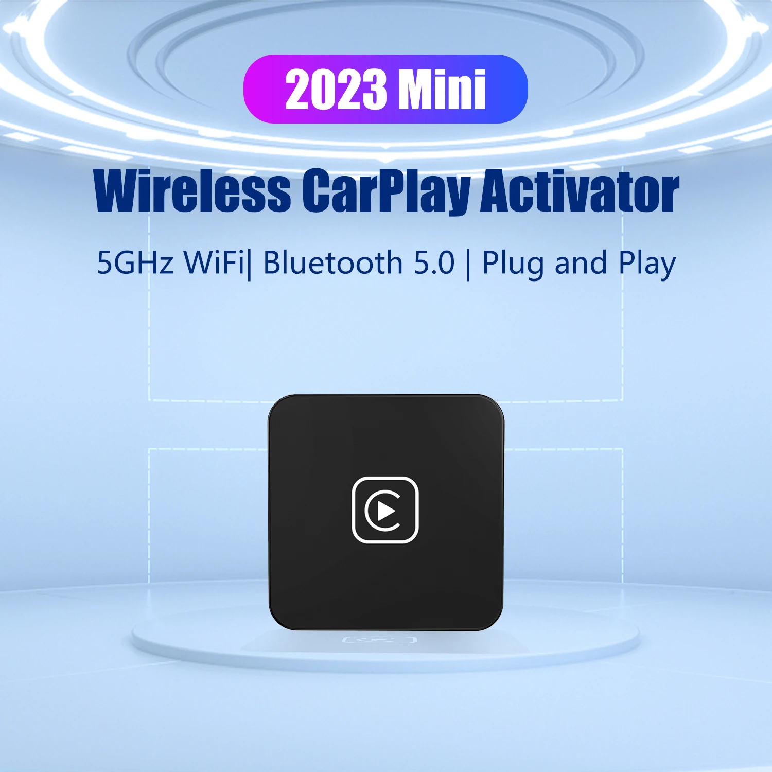 Мини Carplay беспроводной для Toyota Mazda Nissan Camry Suzuki Subaru Citroen Audi Mercedes Kia Ford Opel IOS15