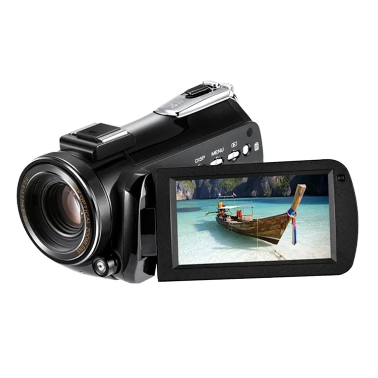 4K UHD 12X Optical Zoom Lens Video Cameras AC5 Mix 100X Digital Zoom Infrared Night Vision Anti-shake Professional Smart 4K DV