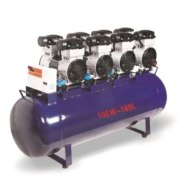 Factory price Silent Medical Oil Free Dental Air Compressor With CE for 2 dental chairs