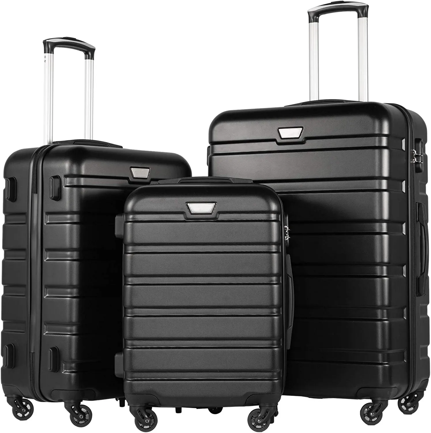 Factory OEM 3 PCS ABS Suitcase Set Travel 20 24 28 inch Hard Luggage Set Rolling Luggage on Wheels