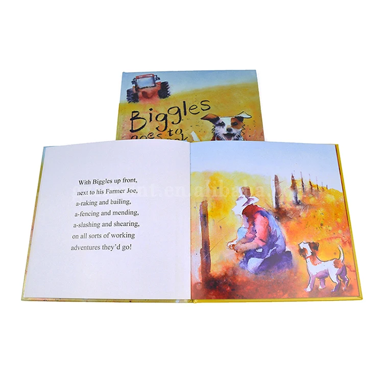 
China Printing Factory Custom Full Color Hardcover Children Book Printing 
