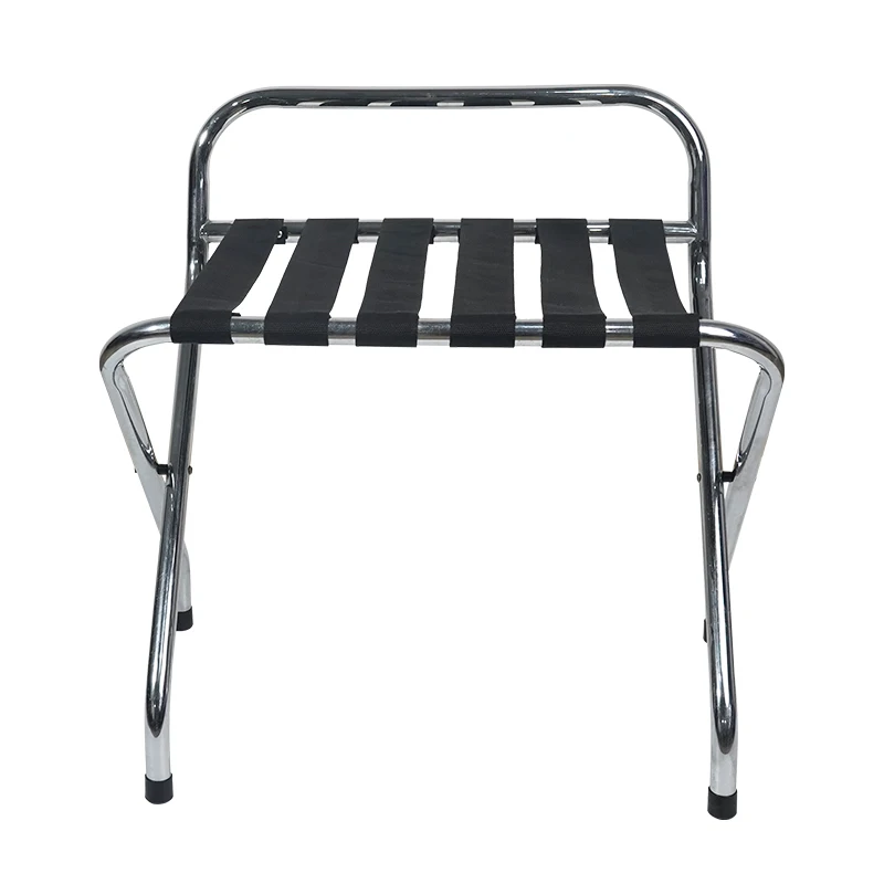 Jipetal Wholesale High Quality Four (4) Standard 2 Inch Wide Straps Provides Additional Support Chrome Luggage Rack