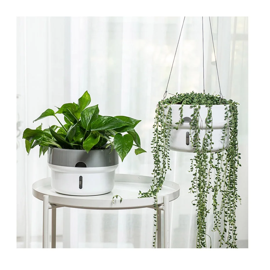 Круглые Висячие горшки для растений с уровнем воды