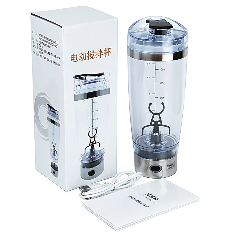 Top Seller Plastic  protein shake bottle Multiple Colors Can Choice Usb Portable Electric shaker bottle gym