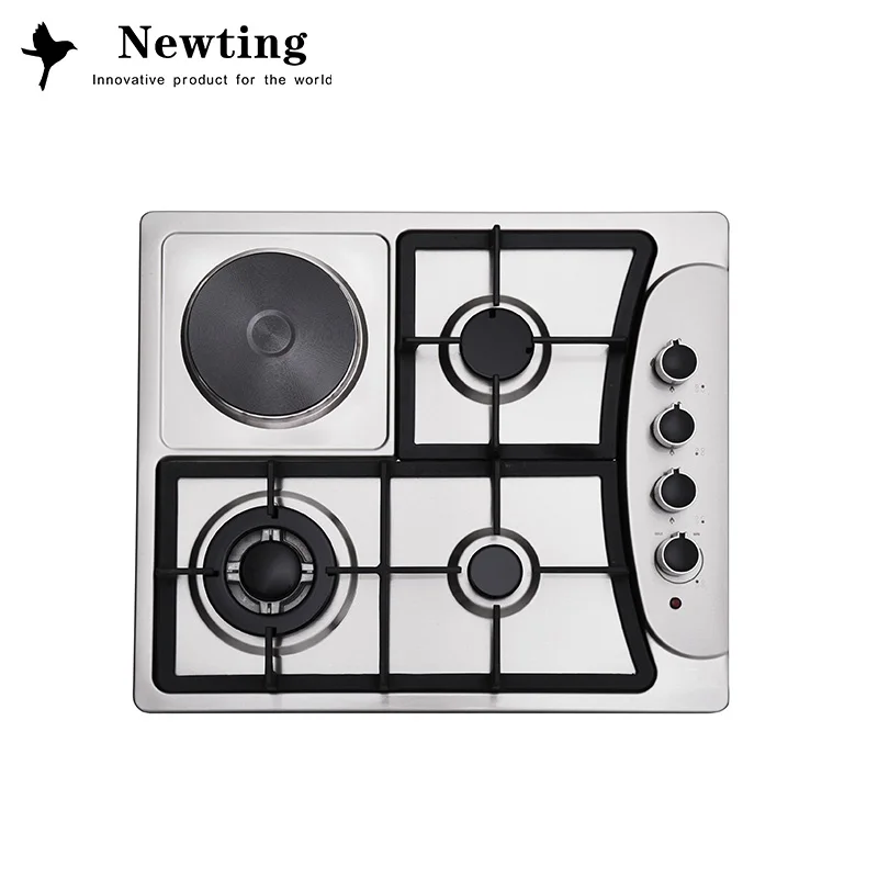 
Commercial Built In 4 Burners Electric Cooker Cooktop Built-in Countertop Kitchen Appliances Hob Gas Stove 