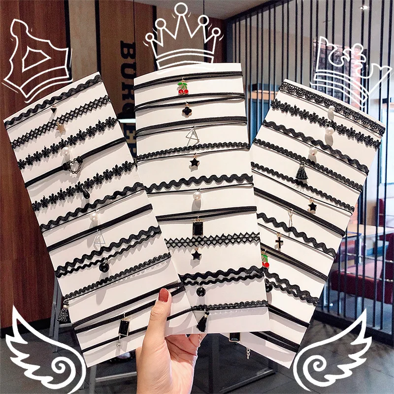 
New Lace Ladies Necklace Girls Clavicle Chain CHOKER Neck Simple Fashion Popular Jewelry 