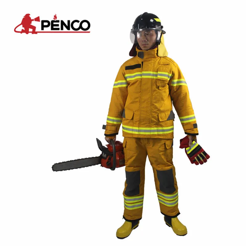 Extreme Protect EN 469 PBI 4 Layers Fire Fighter Fireman Firefighting Suits Uniform