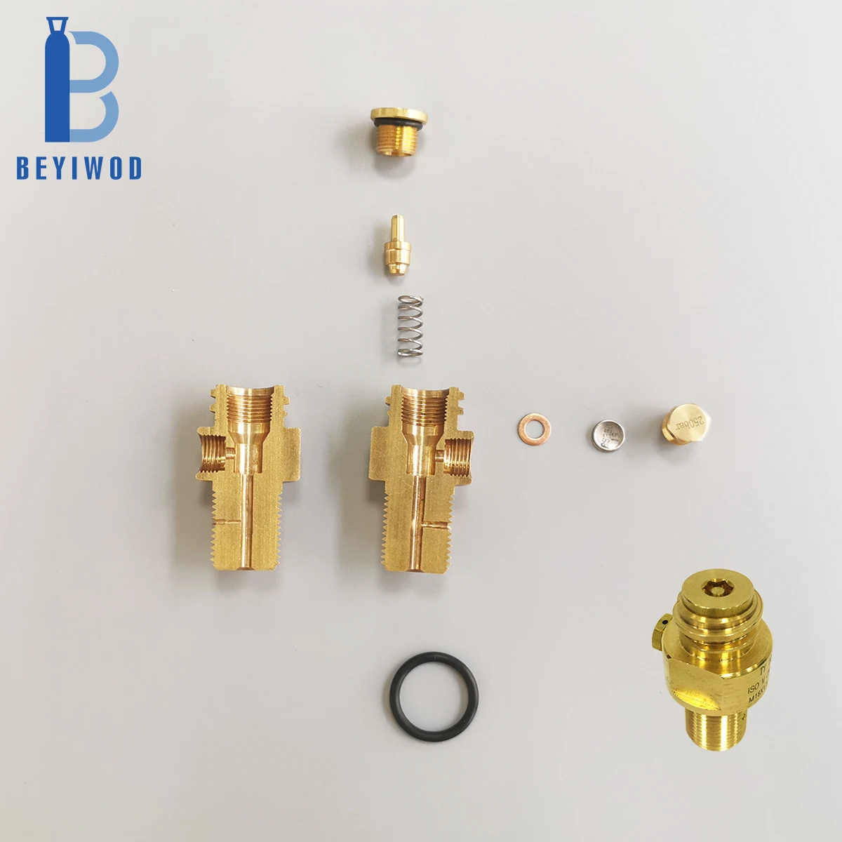 Factory supply aluminum 60L CO2 cylinder refilling 0.6L water 410g 450g CO2 soda water carbonator for soda maker machine