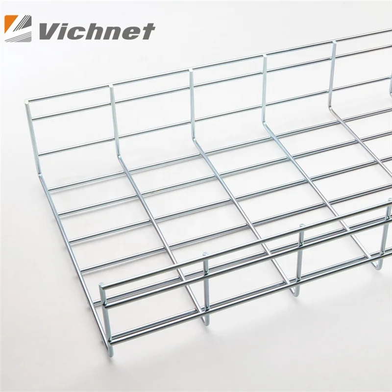 Vichnet Metal Stainless Steel Cable Trunk Size Customized Wire Mesh Tray for Data Center