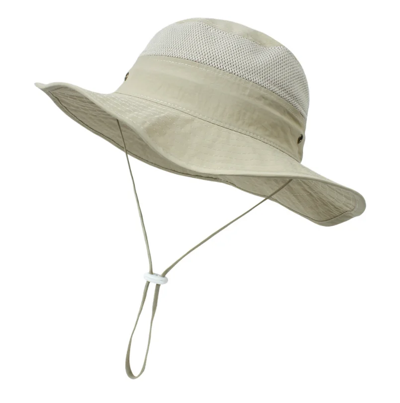 Amazon Hot Sale UPF50  Wide Brim Mesh Kids Sun Hat Toddler Baby UV Protection Hats