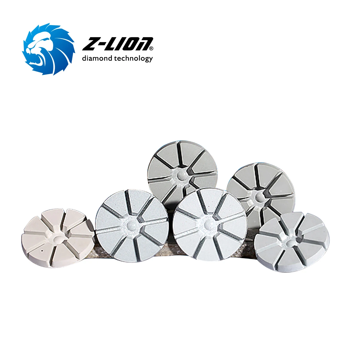 Z-LION 80mm Diamond Dry Floor Polishing Pad for Concrete Floor Dry Resin
