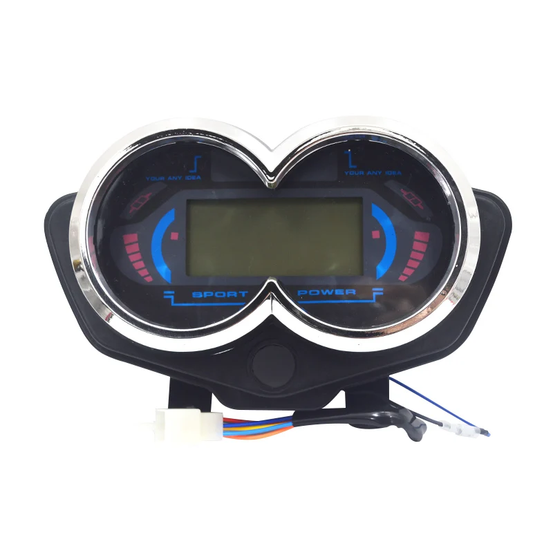 Electric tricycle electronic speed headlamp steering range display instrument speedometer electronic display