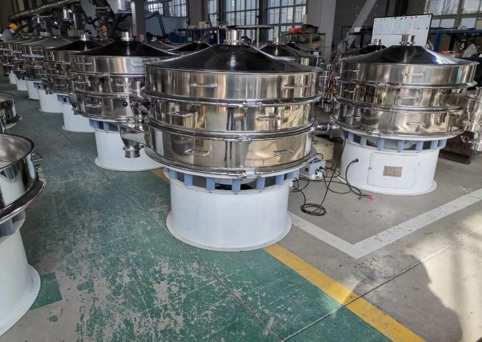 Fine Mesh Starch Flour Vibratory Screening Sieve Machine