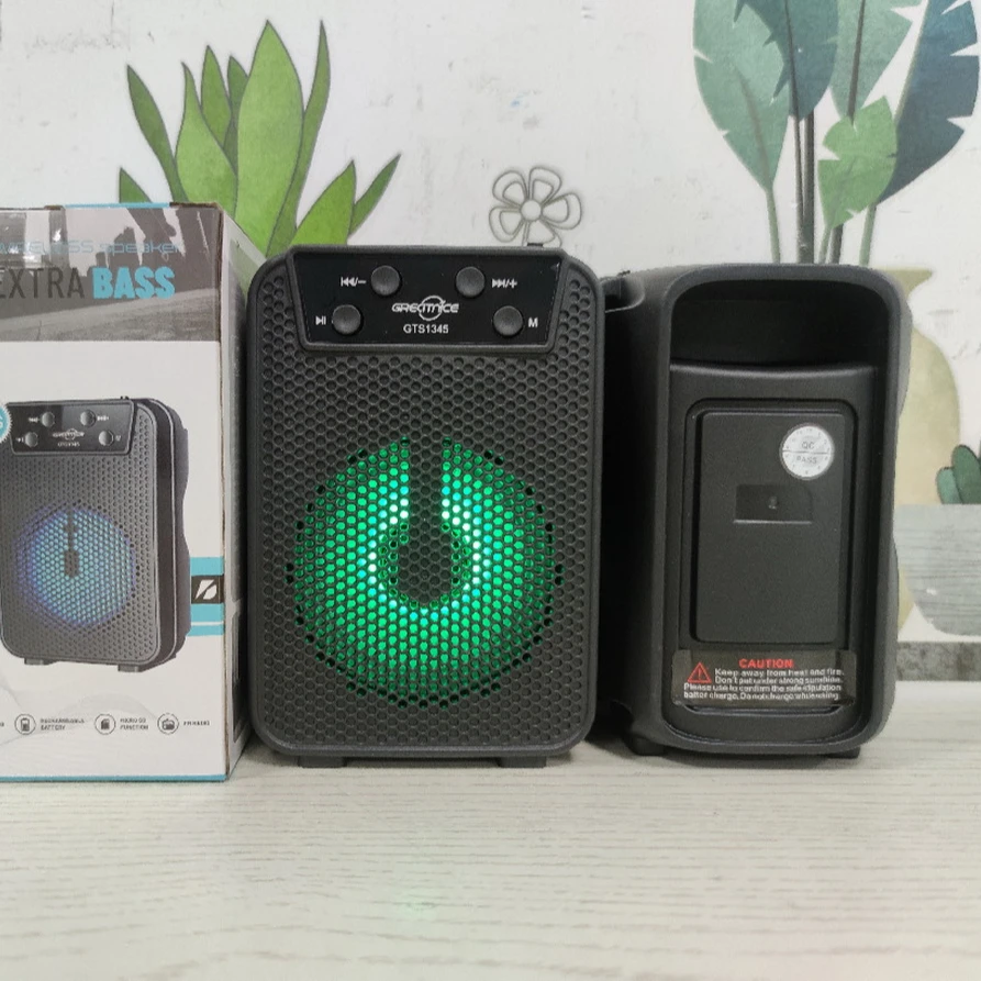 GTS-1345 оптовая продажа с фабрики 3 дюймовый сабвуфер высокое качество стерео портативный беспроводной небольшой динамик